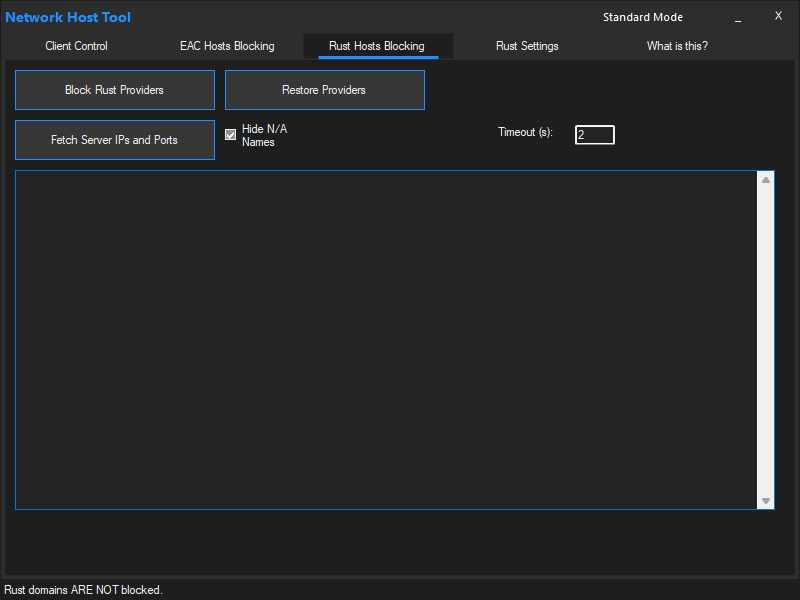 Network Tool Rust Tab