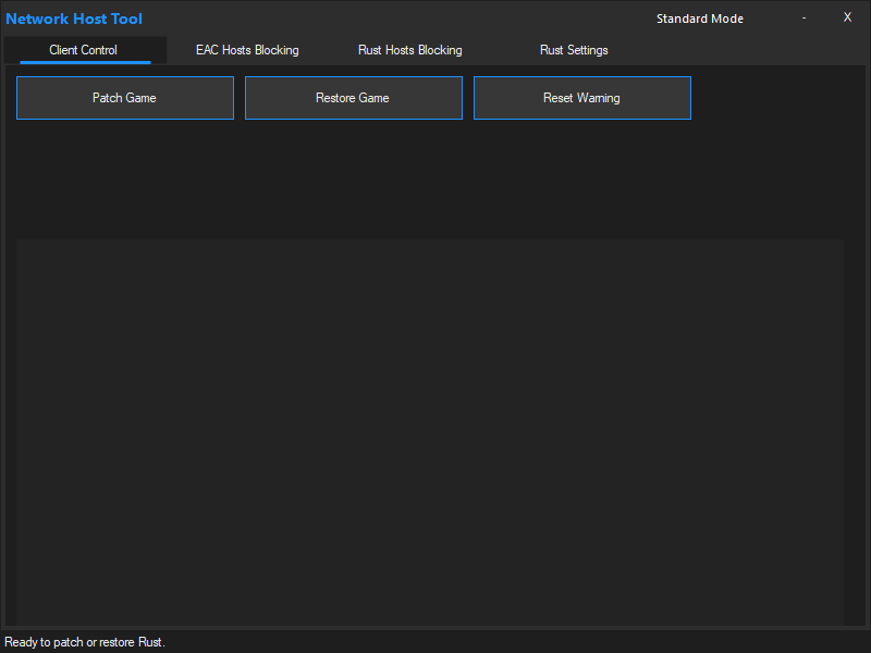 Network Tool User Mode