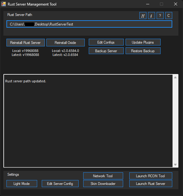 Install Rust Button