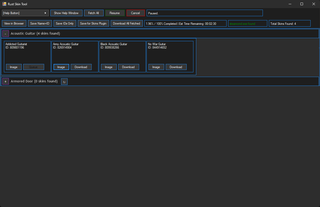 Skin Downloader DL Individual Skin